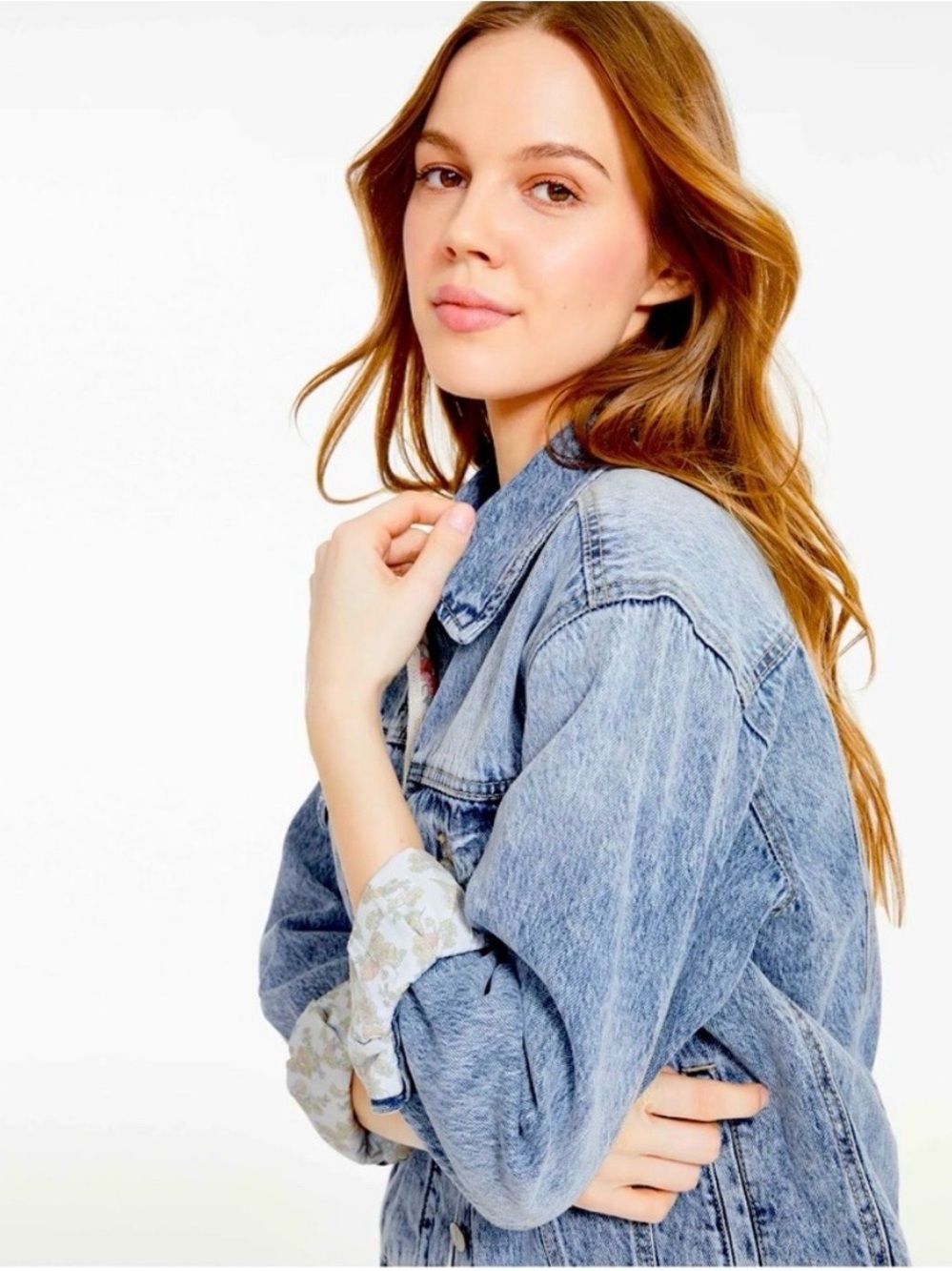 Joe Fresh Light Wash Denim Jacket for Women